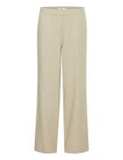 Byfalakka Long Pants - Bottoms Trousers Wide Leg Cream B.young