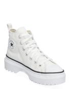 Ctas Lugged Lift Hi White/White/Black Höga Sneakers White Converse