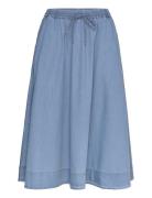 Bristolll Midi Skirt Knälång Kjol Blue Lollys Laundry