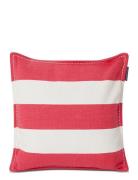 Block Stripe Printed Recycled Cotton Pillow Cover Home Textiles Cushio...