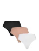 Lindex Brief Thong High Cotton 3 Pack Vit