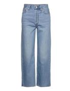 Ribcage Straight Ankle In The Bottoms Jeans Wide Blue LEVI´S Women