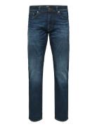 Slh196-Straightscott 31604 D.blue Noos Bottoms Jeans Regular Blue Sele...