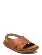 Sandals - Flat - Open Toe - Op Platta Sandaler Brown ANGULUS