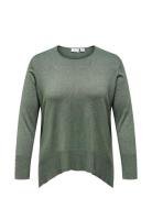 Carjulie Ls Life Loose O-Neck Knt Tops Knitwear Jumpers Green ONLY Car...