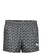 Puma Swim Men Logo Print Short Shor Badshorts Black Puma Swim