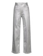 Lindex Trousers Silver Silver