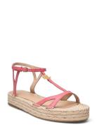 Payton Nappa Leather Espadrille Sandaletter Expadrilles Låga Pink Laur...