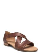 Flat Sandal Platta Sandaler Brown Gabor