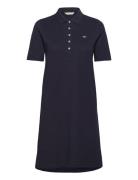 GANT Slim Shield Ss Pique Polo Dress Marinblå