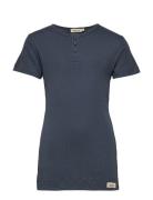 Tee Ss Tops T-shirts Short-sleeved Blue MarMar Copenhagen
