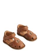 Sandal Closed Toe Lowe Shoes Summer Shoes Sandals Brown Wheat