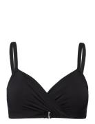 Perfect Swimsuit Underwire Triangle Bra Top Bikinitop Black Etam