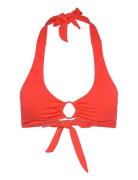 Hunkemöller Aruana Rib Halter Croptop Orange