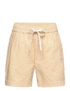 Stan Stripe Seersucker Swim Shorts Badshorts Yellow Les Deux