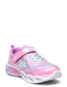 Girls Sweetheart Lights - Lets Shine Låga Sneakers Pink Skechers