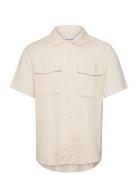 ONLY & SONS Onskari Ss Shirt Visc Lin 0075 Cs Kräm