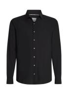 Calvin Klein Poplin Stretch Slim Shirt Svart