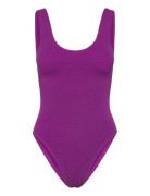 Piece Swimsuit Baddräkt Badkläder Purple Etam