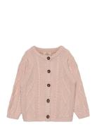 Knitted Cardigan Tops Knitwear Cardigans Pink Copenhagen Colors