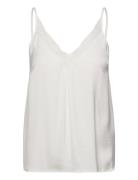 Vicava V-Neck Lace Singlet- Noos Tops T-shirts & Tops Sleeveless White...