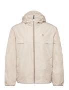 Full-Zip Hooded Jacket Tunn Jacka Beige Polo Ralph Lauren