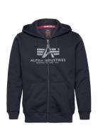 Alpha Industries Basic Zip Hoody Marinblå