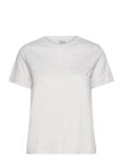 Reg Tonal Shield Ss T-Shirt Tops T-shirts & Tops Short-sleeved Grey GA...