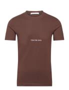 Calvin Klein Jeans Institutional Tee Brun