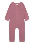 Nbfdaimo Loose Knit Suit Lil Långärmad Bodysuit Pink Lil'Atelier