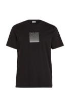 Calvin Klein Ombre Embroidered Logo T-Shirt Svart