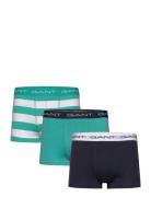 GANT Stripe Trunk 3-Pack Grön