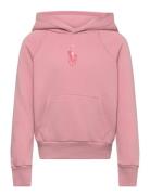 Big Pony Fleece Hoodie Tops Sweat-shirts & Hoodies Hoodies Pink Ralph ...