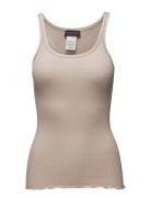 Rosemunde Rwbelle U-Neck Strap Elastic Top Beige