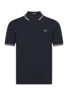 Twin Tipped Fp Shirt Tops Polos Short-sleeved Navy Fred Perry