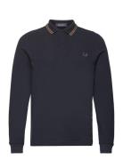 Ls Twin Tipped Shirt Tops Polos Long-sleeved Navy Fred Perry