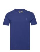 Polo Ralph Lauren Custom Slim Fit Jersey Crewneck T-Shirt Marinblå