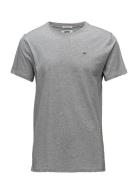 Tjm Xslim Jersey Tee Tops T-shirts Short-sleeved Grey Tommy Jeans