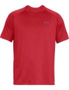 Ua Tech 2.0 Ss Tee Sport T-shirts Short-sleeved Red Under Armour