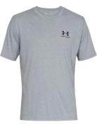 Ua M Sportstyle Lc Ss Sport T-shirts Short-sleeved Grey Under Armour