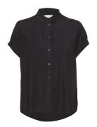 Majan Ss Shirt 9942(Priser Som 22.03 Tops Shirts Short-sleeved Black S...