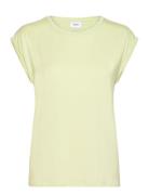 U1520, Adeliasz T-Shirt Tops T-shirts & Tops Short-sleeved Yellow Sain...