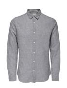 ONLY & SONS Onscaiden Life Ls Solid Linen Shirt Noos Blå