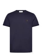 Nørregaard T-Shirt Tops T-shirts Short-sleeved Navy Les Deux