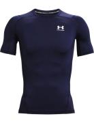 Ua Hg Armour Comp Ss Sport T-shirts Short-sleeved Navy Under Armour