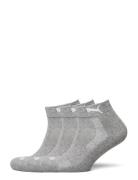Puma Cushi D Quarter 3P Unisex Sport Socks Footies-ankle Socks Grey PU...