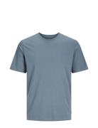 Jjeorganic Basic Tee Ss O-Neck Tops T-shirts Short-sleeved Blue Jack &...
