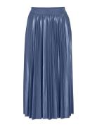 Vinitban Skirt - Noos Knälång Kjol Blue Vila