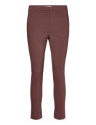 Sc-Lilly Bottoms Trousers Slim Fit Trousers Brown Soyaconcept