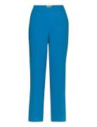 Mmbai Leia Pant Bottoms Trousers Straight Leg Blue MOS MOSH